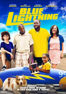 Poster Blue Lightning