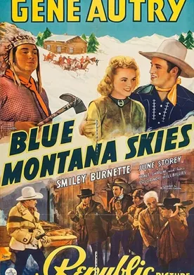 Poster Blue Montana Skies