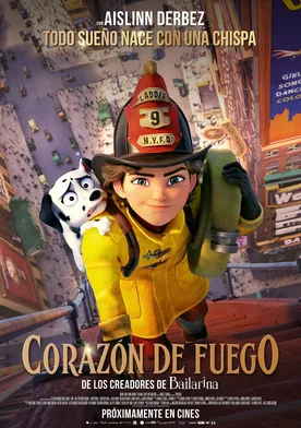 Poster Corazón de fuego