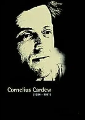 Poster Cornelius Cardew 1936-1981