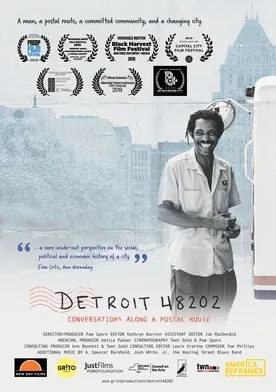 Poster Detroit 48202: Conversations Along a Postal Route