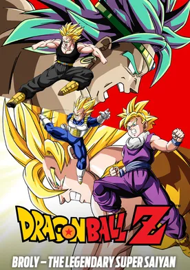 Poster Dragon Ball Z II: Broly, el legendario Super Saiyajin