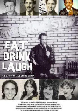 Poster Eat Drink Laugh: The Story of the Comic Strip