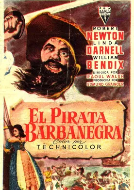 Poster El pirata Barbanegra