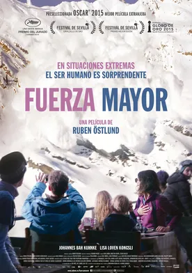 Poster Force Majeure: La traición del instinto