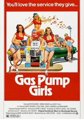 Poster Gas Pump Girls