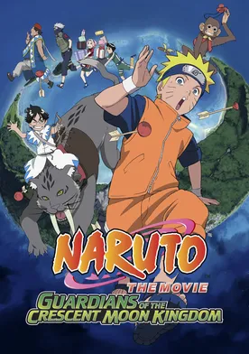 Poster Gekijô-ban Naruto: Daikôfun! Mikazukijima no animaru panikku dattebayo!