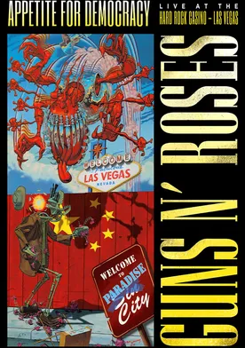 Poster Guns N' Roses Appetite for Democracy 3D Live at Hard Rock Las Vegas