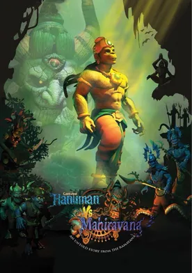 Poster Hanuman vs. Mahiravana