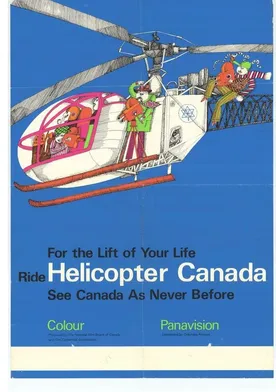 Poster Helicopter Canada