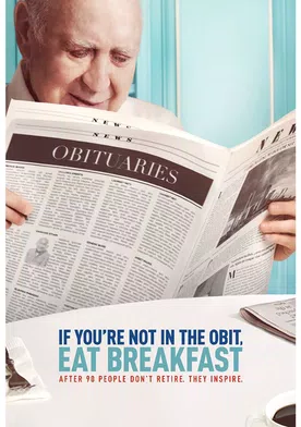 Poster If You're Not in the Obit, Eat Breakfast