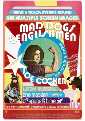 Poster Joe Cocker y sus perros rabiosos e ingleses