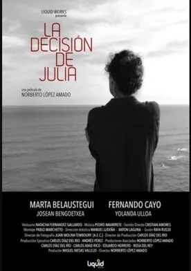 Poster La decisión de Julia