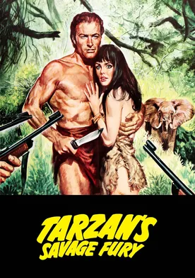 Poster La furia de Tarzan