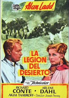 Poster La legión del desierto