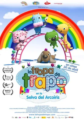 Poster La Tropa de Trapo en la selva del arcoiris