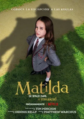 Poster Matilda, de Roald Dahl: El musical