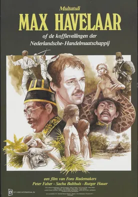 Poster Max Havelaar of de koffieveilingen der Nederlandsche handelsmaatschappij