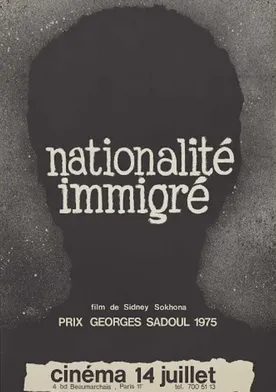 Poster Nationalité immigré