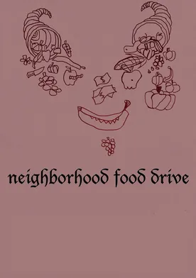 Poster Neighborhood Food Drive