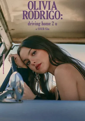 Poster Olivia Rodrigo: driving home 2 u (SOUR: la película)