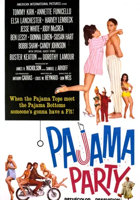 Poster Pajama Party