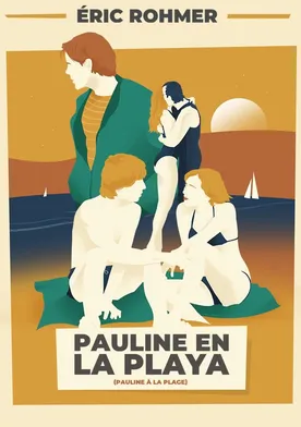 Poster Pauline à la plage