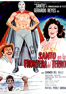 Poster Santo en la frontera del terror