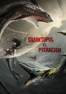 Poster Sharktopus vs. Pteracuda