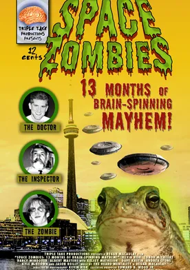 Poster Space Zombies: 13 Months of Brain-Spinning Mayhem!