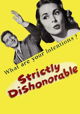 Poster Strictly Dishonorable