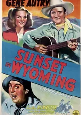 Poster Sunset in Wyoming