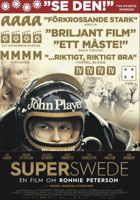 Poster Superswede: En film om Ronnie Peterson