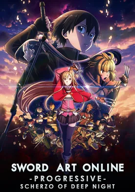 Poster Sword Art Online, La Pelicula: Progressive Scherzo de una Profunda Oscuridad