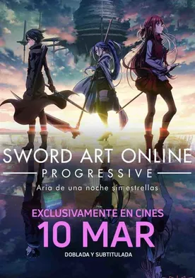 Poster Sword Art Online Progressive: Aria De Una Noche Sin Estrellas