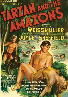 Poster Tarzan and the Amazons