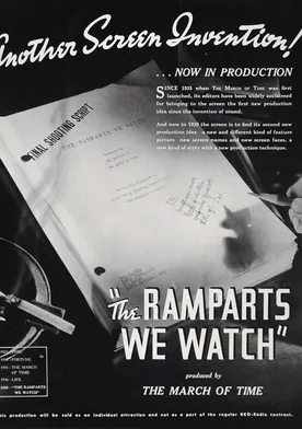 Poster The Ramparts We Watch