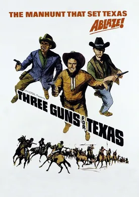 Poster Three Guns for Texas