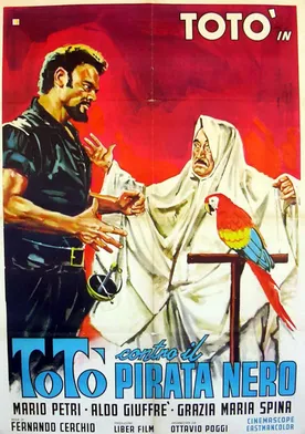 Poster Totò contro il pirata nero