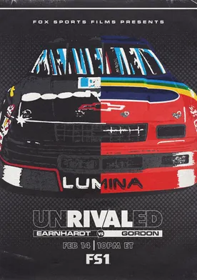 Poster Unrivaled: Earnhardt vs. Gordon