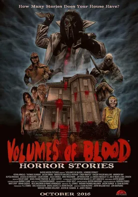 Poster Volumes of Blood: Horror Stories