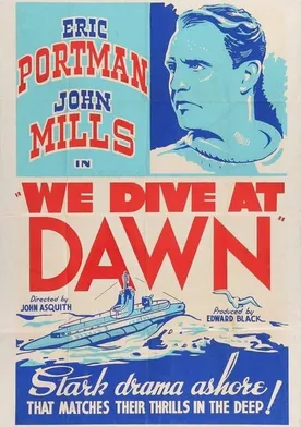 Poster We Dive at Dawn