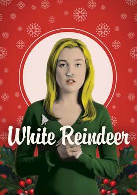 Poster White Reindeer