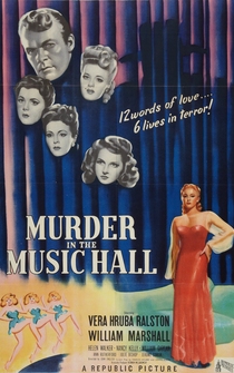 Poster Murder in the Music Hall