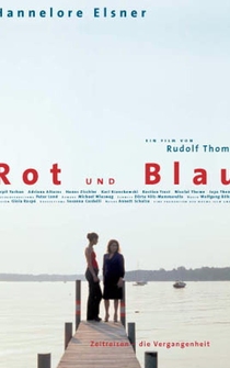 Poster Rot und Blau