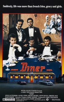 Poster Diner, bromas de solteros