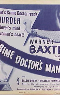 Poster Crime Doctor's Man Hunt