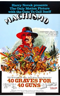 Poster Machismo: 40 Graves for 40 Guns