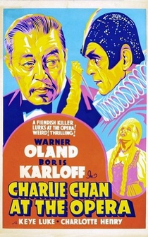 Poster Charlie Chan en la Ópera