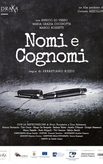 Poster Nomi e cognomi